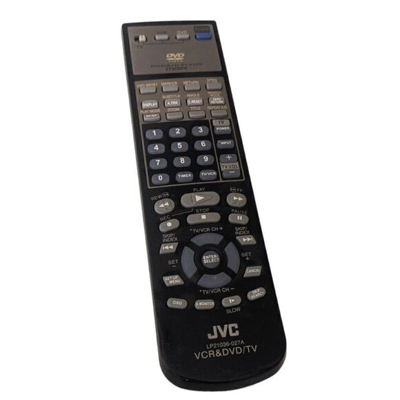 JVC LP21036-027A VCR DVD TV‎ Remote Control OEM for HRXVC20 HRXVC20U HRXVC20U(R) - Picture 1 of 4